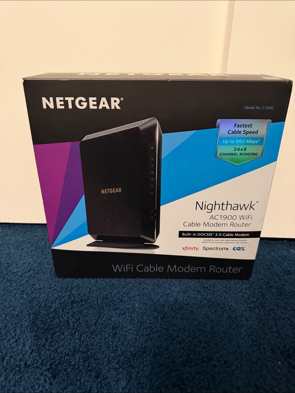netgear Nighthawk AC1900 WiFi Cable Modem Router